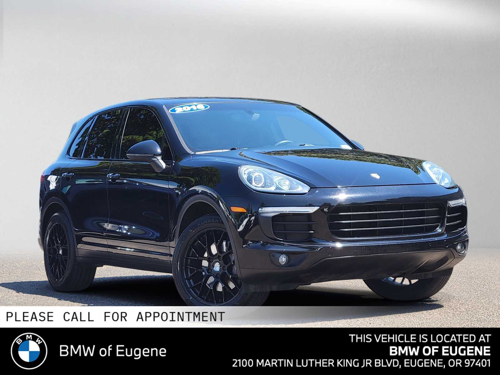 Black 2016 Porsche Cayenne SUV / Crossover All-Wheel Drive 8-Speed Automatic