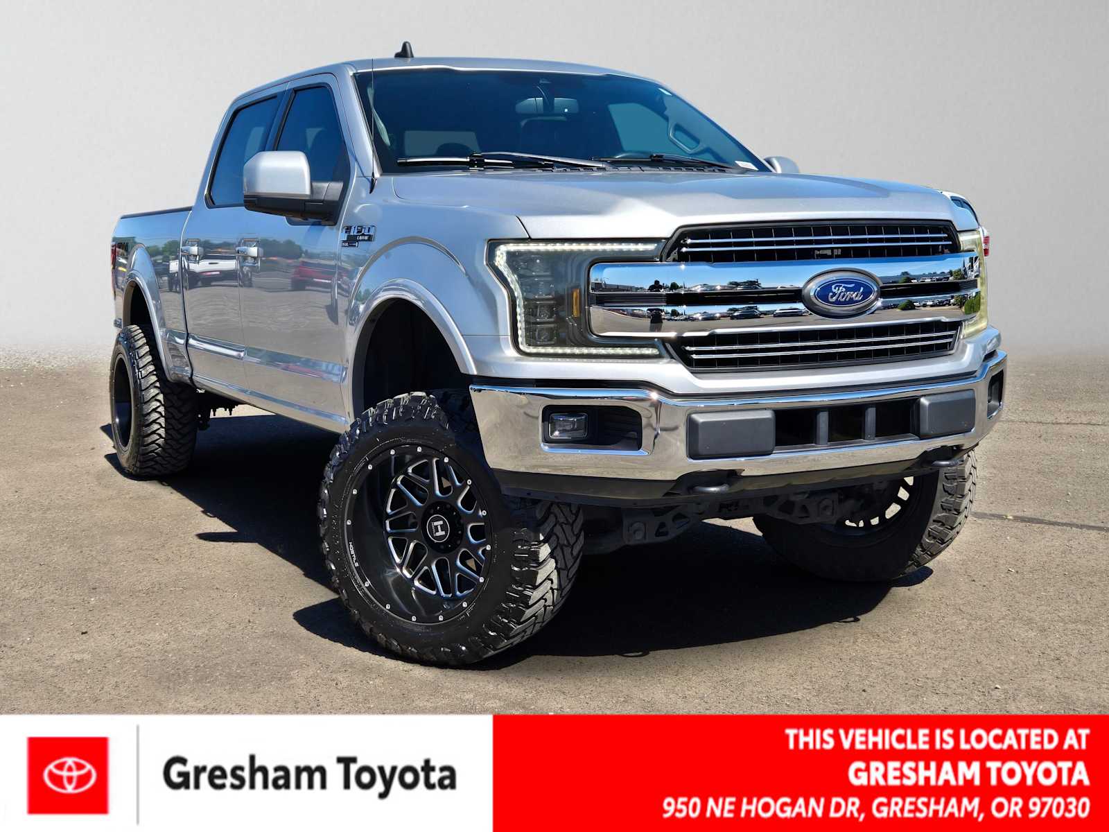 Ingot Silver Metallic 2019 Ford F-150 Lariat SuperCrew LB 4WD Pickup Truck Four-Wheel Drive Automatic