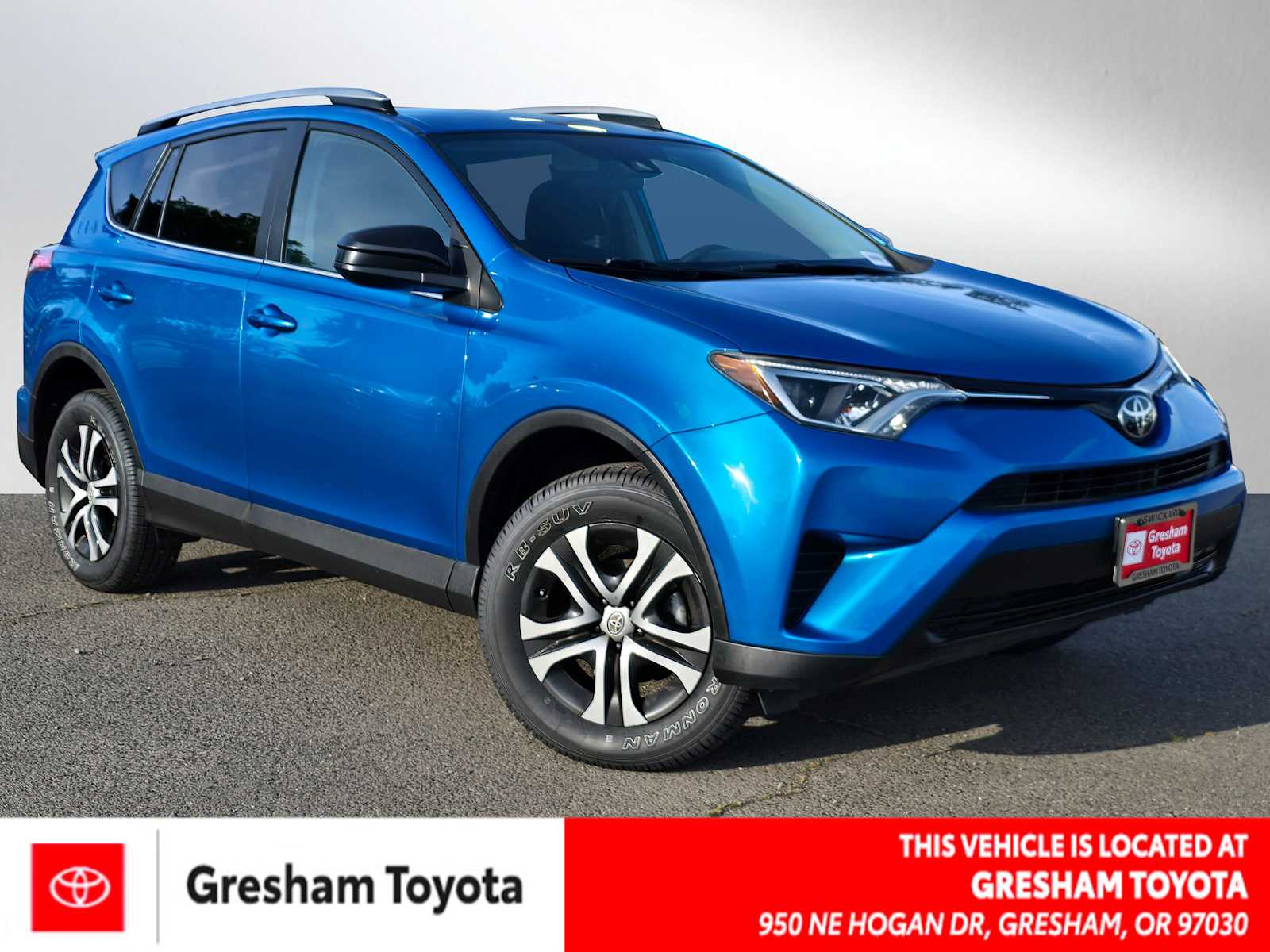 Electric Storm Blue 2017 Toyota RAV4 LE AWD SUV / Crossover All-Wheel Drive 6-Speed Automatic