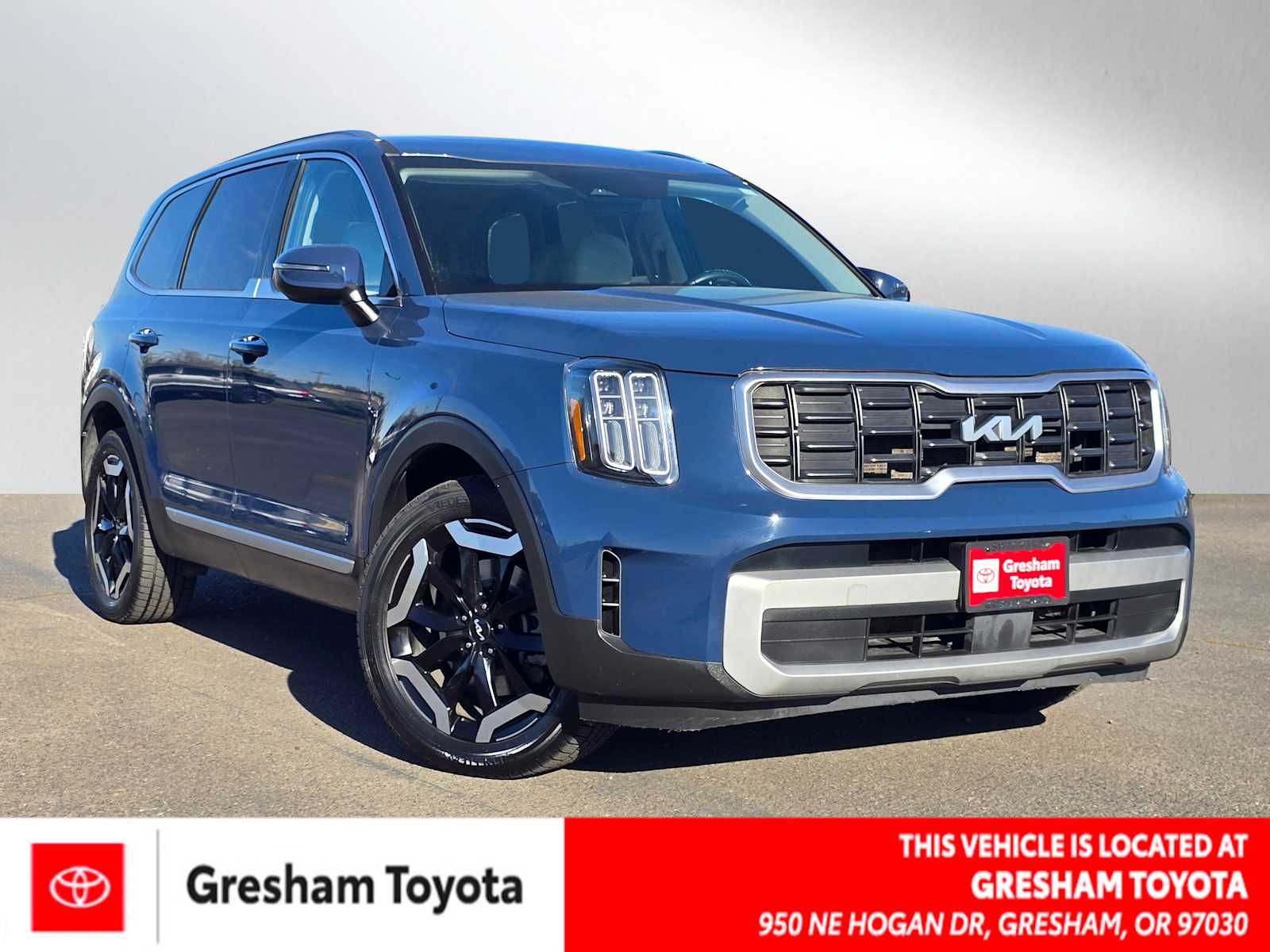 Midnight Lake Blue 2023 Kia Telluride S AWD SUV / Crossover All-Wheel Drive 8-Speed Automatic