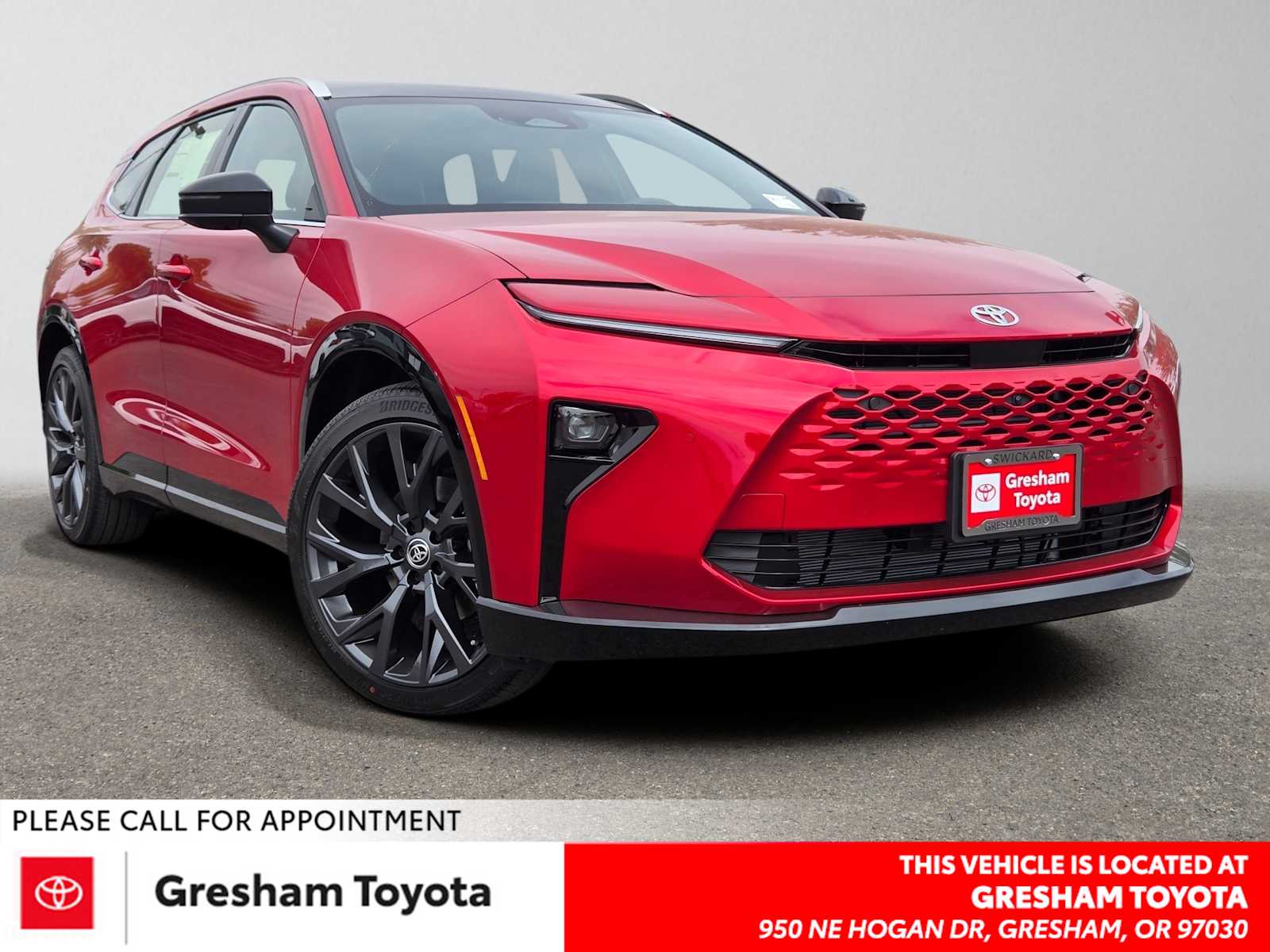Finish Line Red 2026 Toyota Crown Signia SUV / Crossover All-Wheel Drive Continuously Variable Transmission