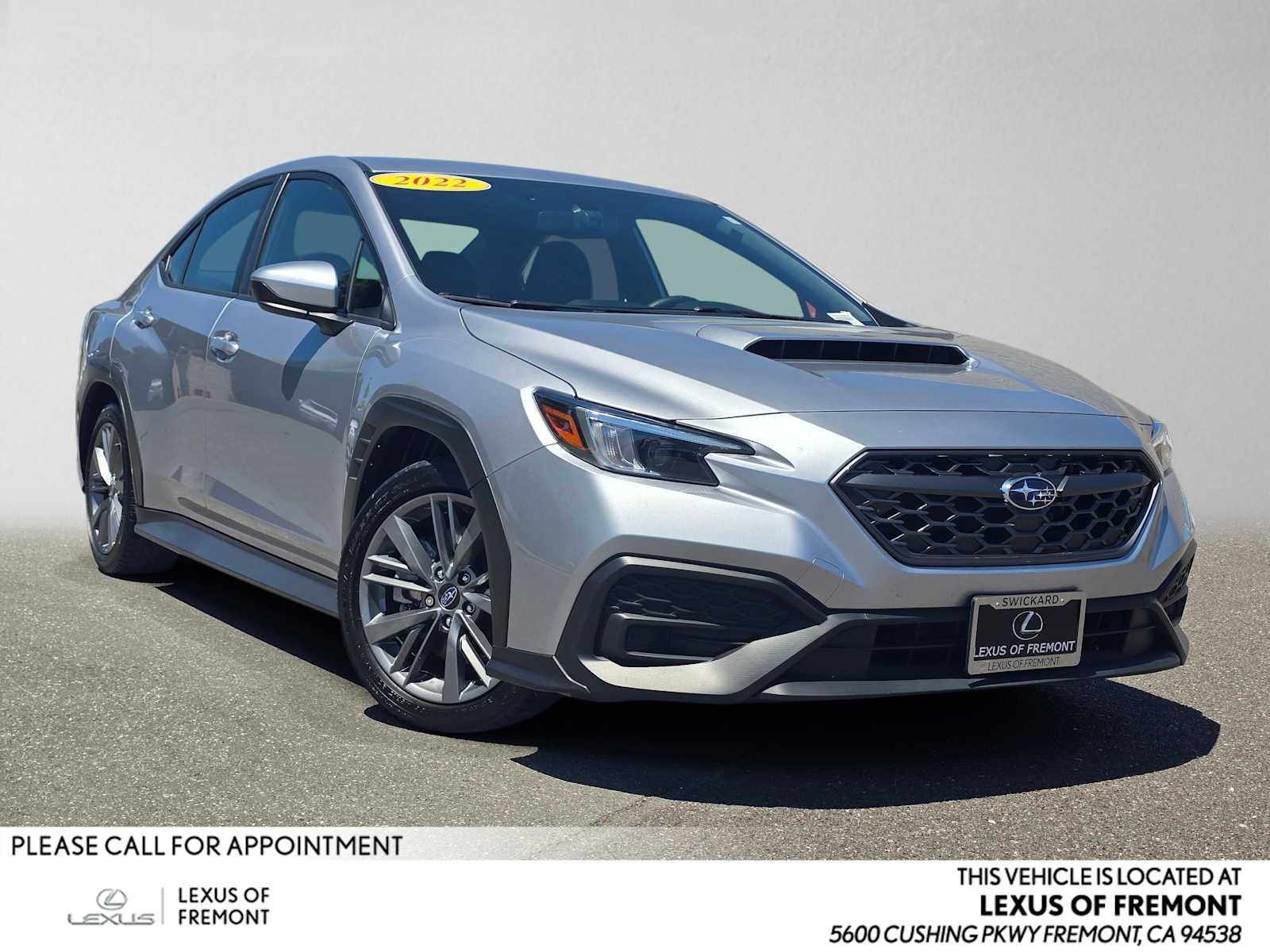Ice Silver Metallic 2022 Subaru WRX Sedan All-Wheel Drive 6-Speed Manual