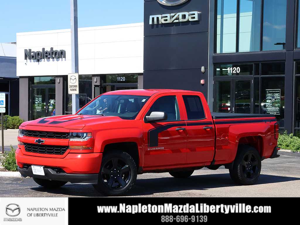 Red Hot 2017 Chevrolet Silverado 1500 Pickup Truck Four-Wheel Drive 6-Speed Automatic