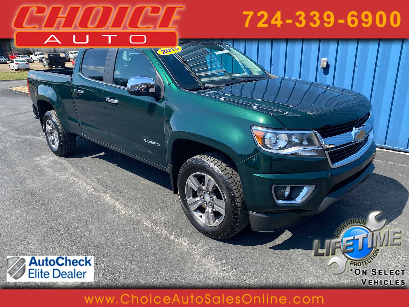 2015 Chevrolet Colorado LT Crew Cab 4WD