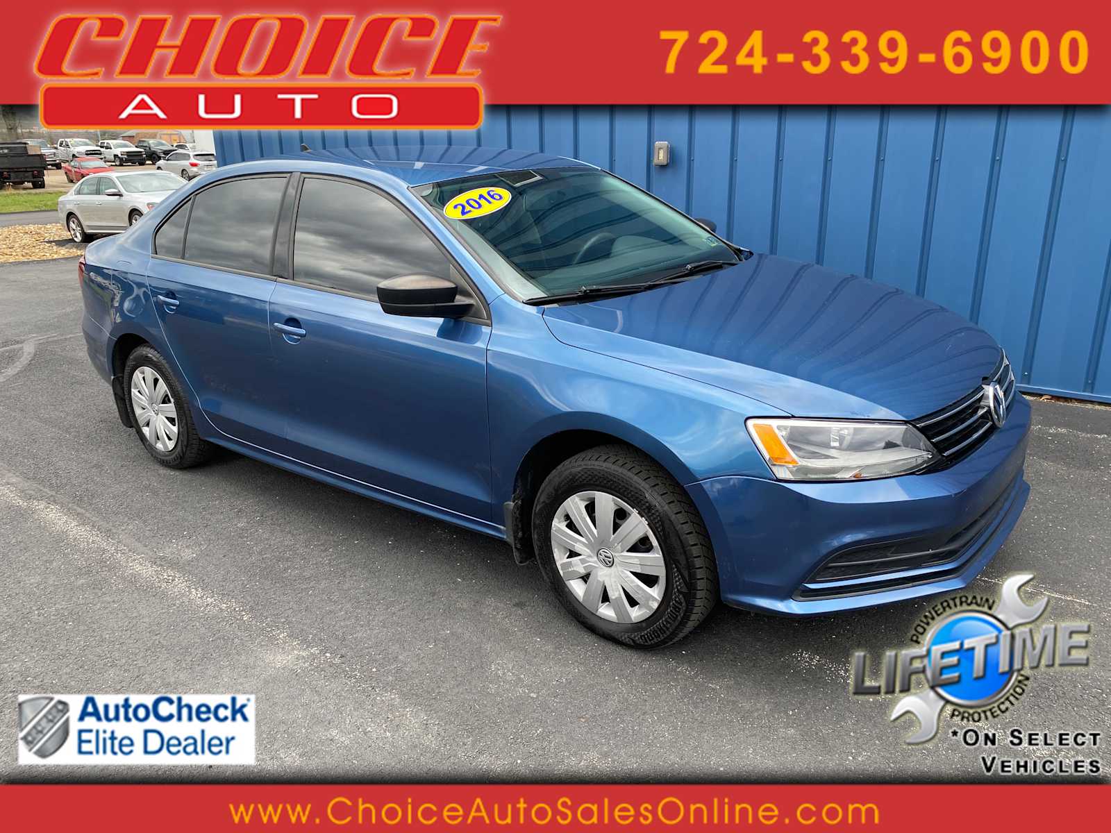 Silk Blue Metallic 2016 Volkswagen Jetta 1.4T S FWD Sedan Front-Wheel Drive 5-Speed Manual