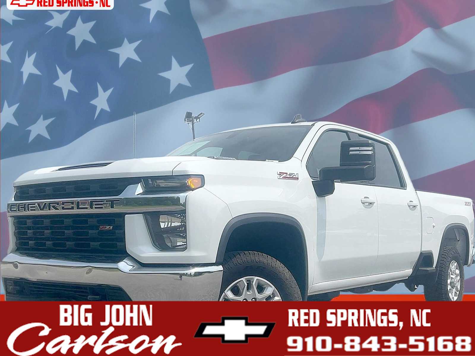 Summit White 2021 Chevrolet Silverado 2500HD Pickup Truck Four-Wheel Drive Automatic