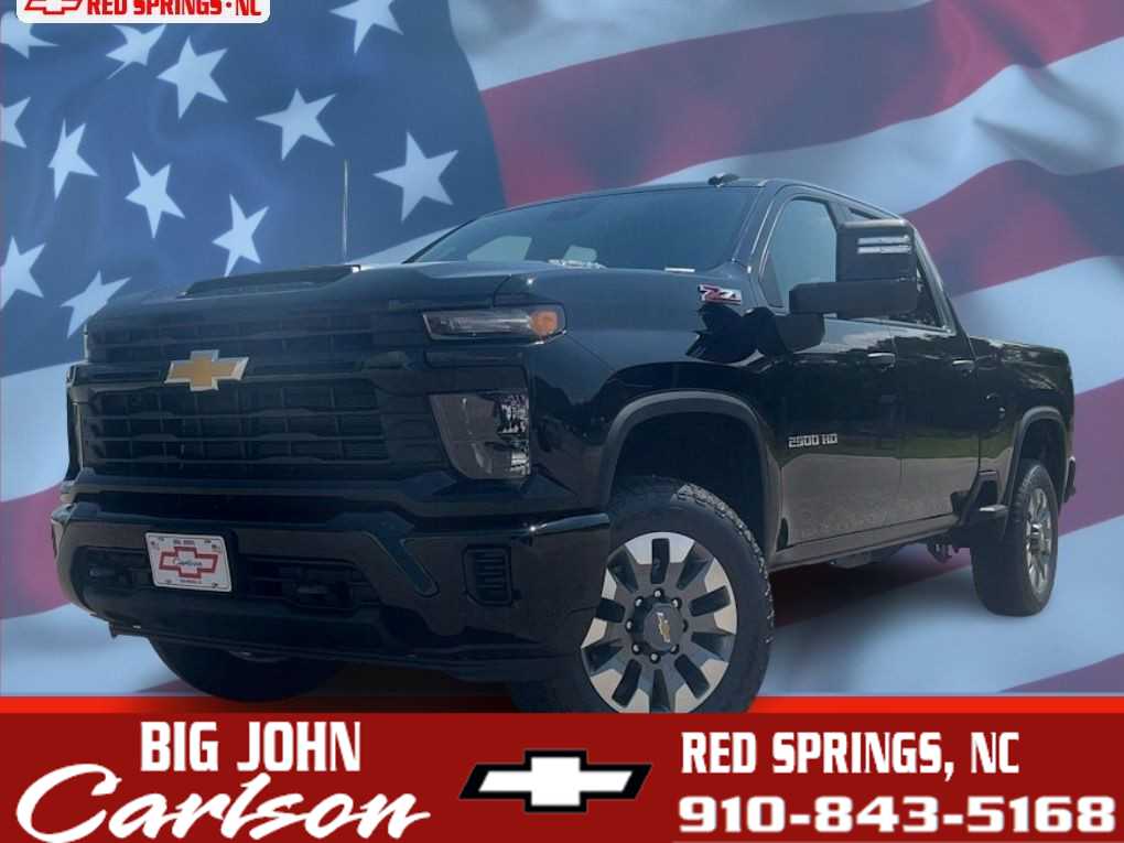 Black 2026 Chevrolet Silverado 2500HD Pickup Truck Four-Wheel Drive Automatic