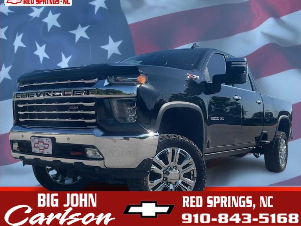 Black 2020 Chevrolet Silverado 2500HD Pickup Truck Four-Wheel Drive Automatic