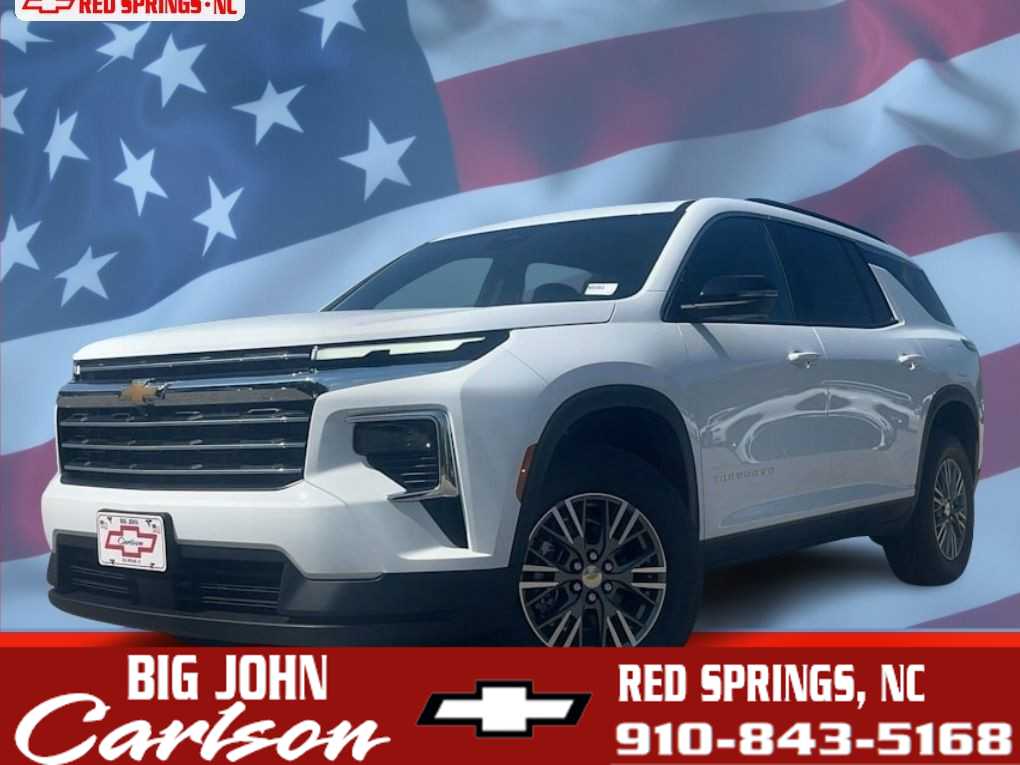 Summit White 2026 Chevrolet Traverse SUV / Crossover Four-Wheel Drive 8-Speed Automatic