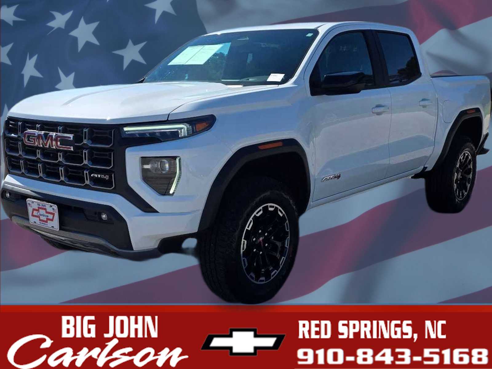 Summit White 2026 GMC Canyon Pickup Truck Four-Wheel Drive 8-Speed Automatic