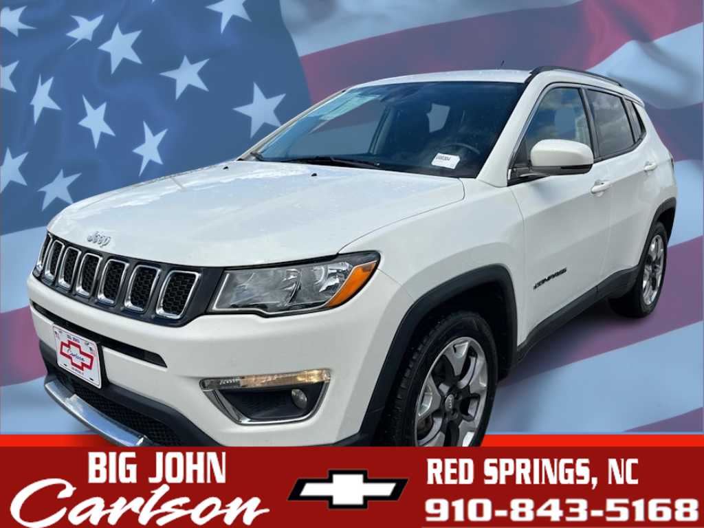 White Clearcoat 2021 Jeep Compass Limited FWD SUV / Crossover Front-Wheel Drive 6-Speed Automatic
