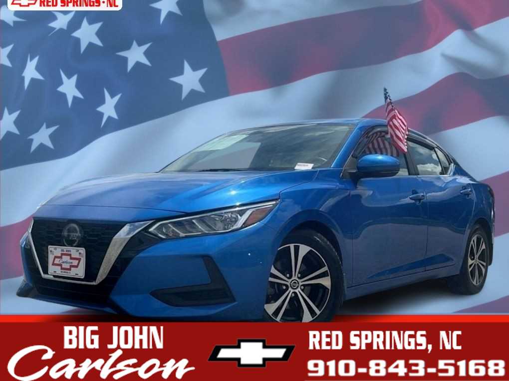 Electric Blue Metallic 2020 Nissan Sentra Sedan Front-Wheel Drive Continuously Variable Transmission