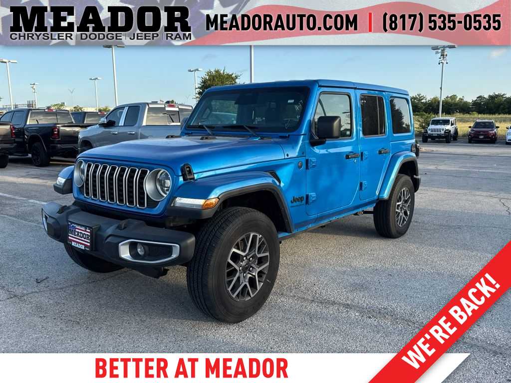 Hydro Blue Pearlcoat 2025 Jeep Wrangler SUV / Crossover Four-Wheel Drive 8-Speed Automatic