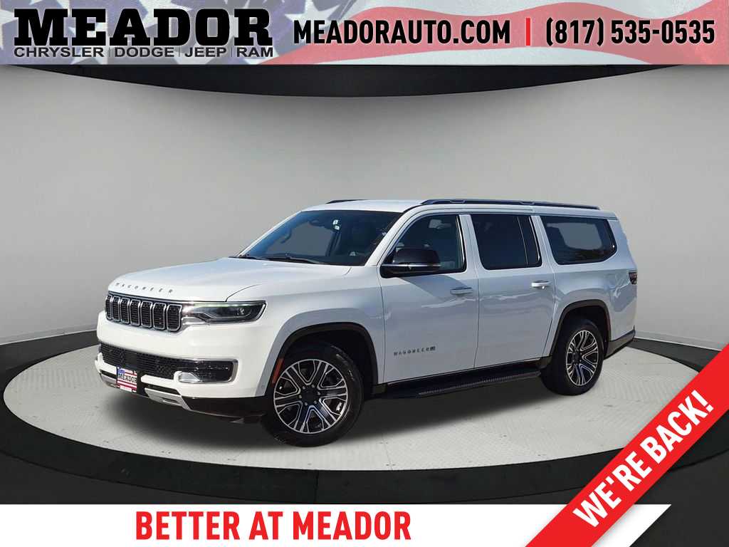Bright White Clearcoat 2024 Jeep Wagoneer L SUV / Crossover 4X2 8-Speed Automatic