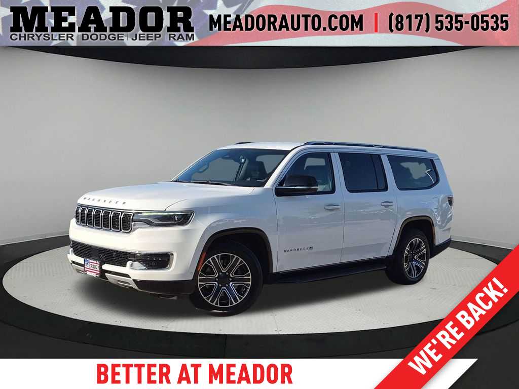 Bright White Clearcoat 2024 Jeep Wagoneer L SUV / Crossover Four-Wheel Drive 8-Speed Automatic