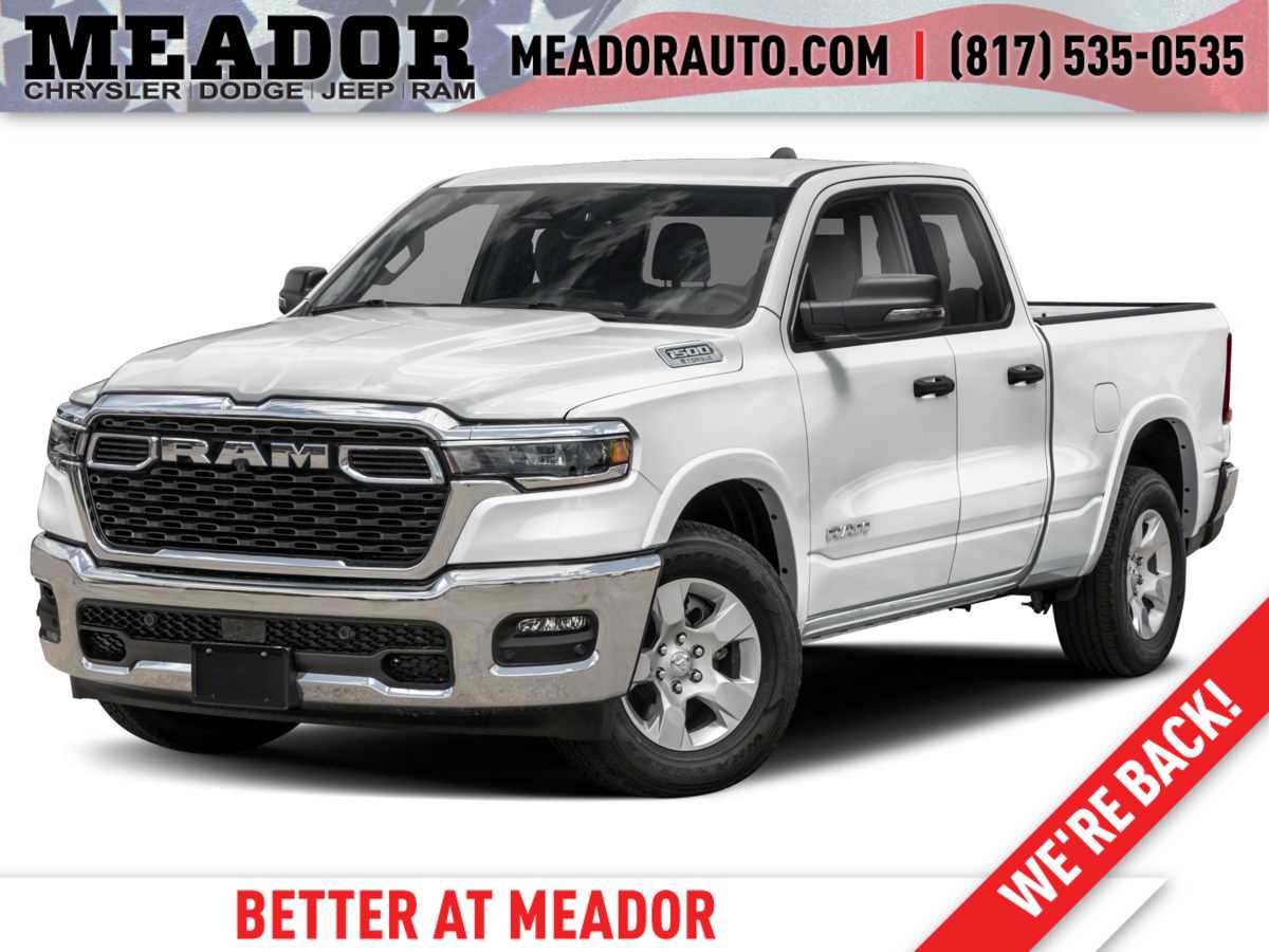 Gray (Granite Crystal Metallic Clearcoat) 2026 RAM 1500 Lone Star Crew Cab 4WD Pickup Truck Four-Wheel Drive 8-Speed Automatic