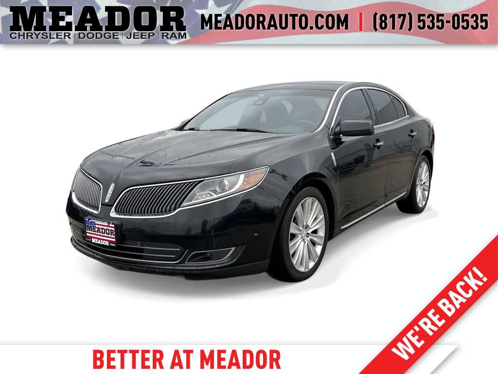 Tuxedo Black 2015 Lincoln MKS EcoBoost AWD Sedan All-Wheel Drive 6-Speed Automatic