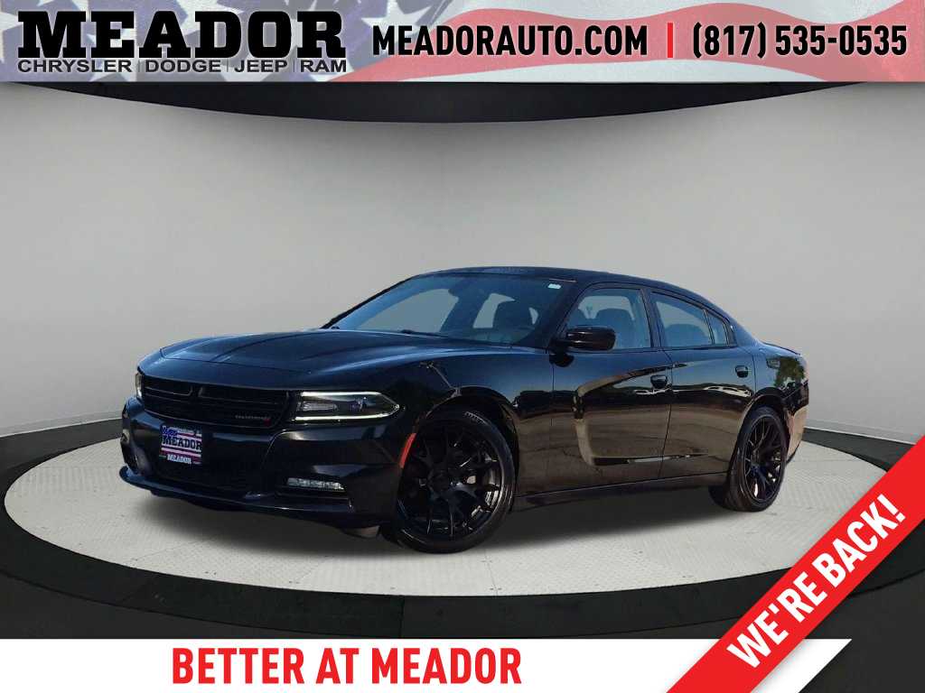 Pitch Black Clearcoat 2016 Dodge Charger Sedan Rear-Wheel Drive 8-Speed Automatic