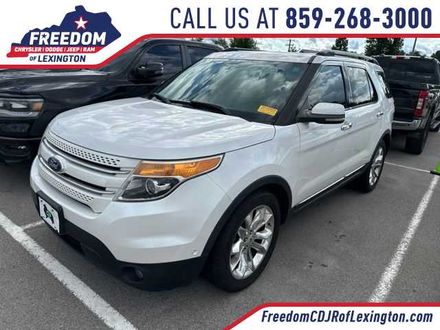 White Platinum Metallic Tri-coat 2012 Ford Explorer SUV / Crossover Front-Wheel Drive 6-Speed Automatic
