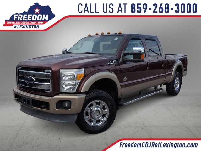 Autumn Red Metallic/Pale Adobe Metallic 2012 Ford F-250 Super Duty King Ranch Crew Cab 4WD Pickup Truck Four-Wheel Drive 6-Speed Automatic
