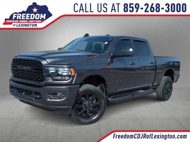 Gray (Granite Crystal Metallic Clearcoat) 2022 RAM 2500 Big Horn Crew Cab 4WD Pickup Truck Four-Wheel Drive 8-Speed Automatic