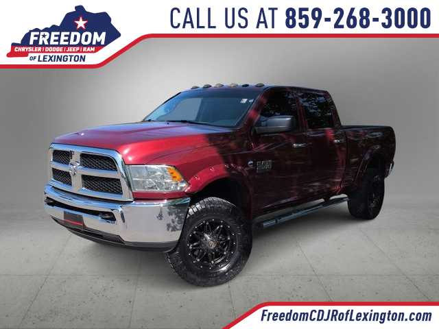 Deep Cherry Red Crystal Pearl 2013 RAM 2500 SLT Crew Cab 4WD Pickup Truck Four-Wheel Drive 6-Speed Automatic