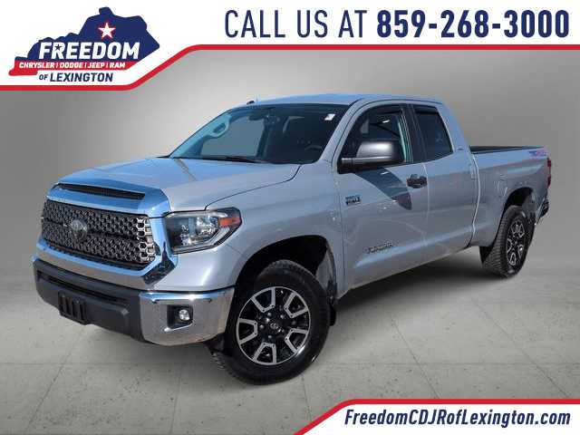 Cement 2018 Toyota Tundra SR5 Double Cab 5.7L 4WD Pickup Truck Four-Wheel Drive 6-Speed Automatic