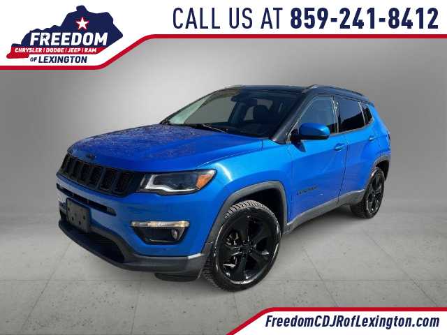 Laser Blue Pearlcoat 2018 Jeep Compass SUV / Crossover Four-Wheel Drive 9-Speed Automatic