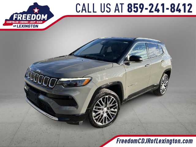 Sting-Gray Clearcoat 2022 Jeep Compass SUV / Crossover Four-Wheel Drive 9-Speed Automatic