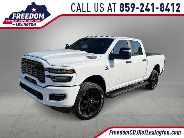Bright White Clearcoat 2025 RAM 2500 Pickup Truck Four-Wheel Drive 8-Speed Automatic