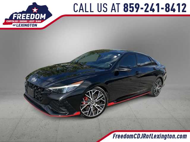 Phantom Black 2022 Hyundai Elantra N Sedan Front-Wheel Drive Manual