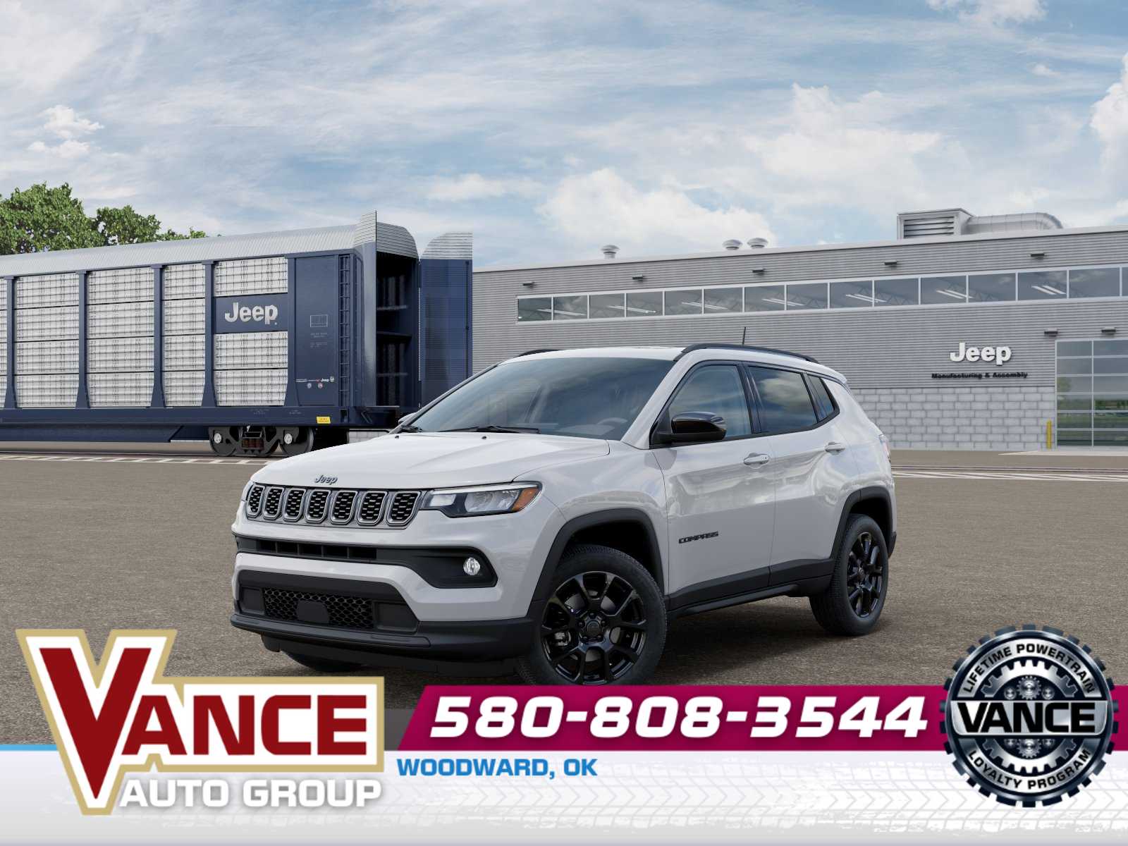 Bright White Clearcoat 2025 Jeep Compass Latitude 4WD SUV / Crossover Four-Wheel Drive 8-Speed Automatic