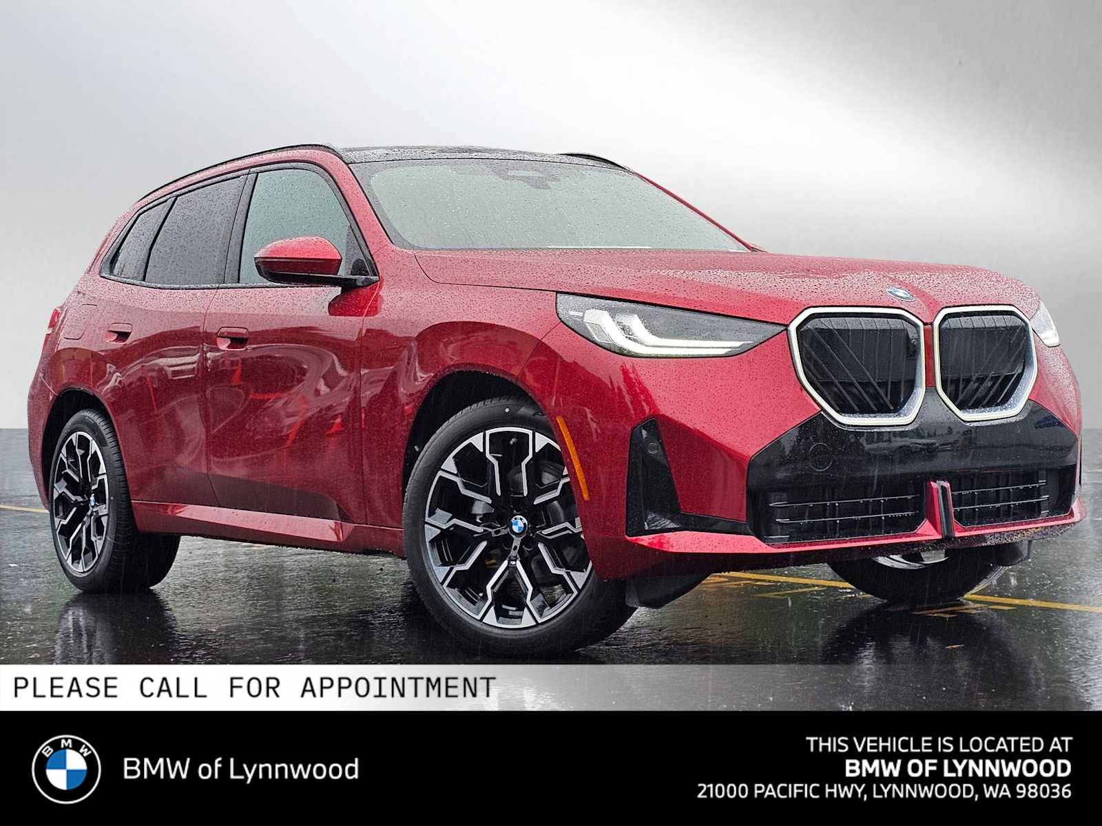 Vegas Red Metallic 2026 BMW X3 SUV / Crossover All-Wheel Drive 8-Speed Automatic