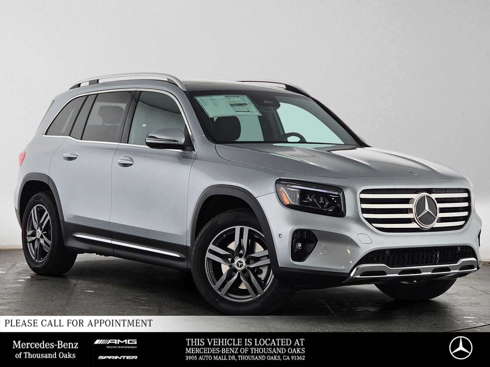 Cirrus Silver Metallic 2026 Mercedes-Benz GLB SUV / Crossover Front-Wheel Drive 8-Speed Automatic