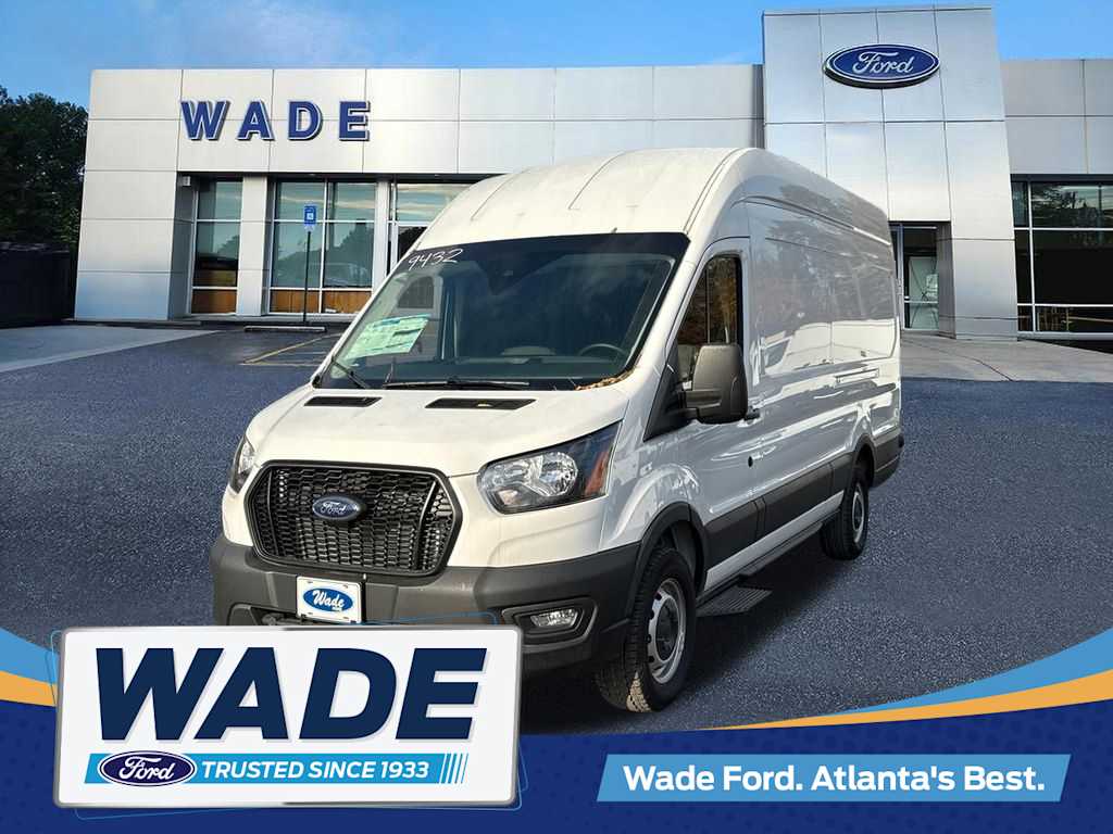 Oxford White 2024 Ford Transit Cargo 350 High Roof Extended LB RWD Van Rear-Wheel Drive Automatic