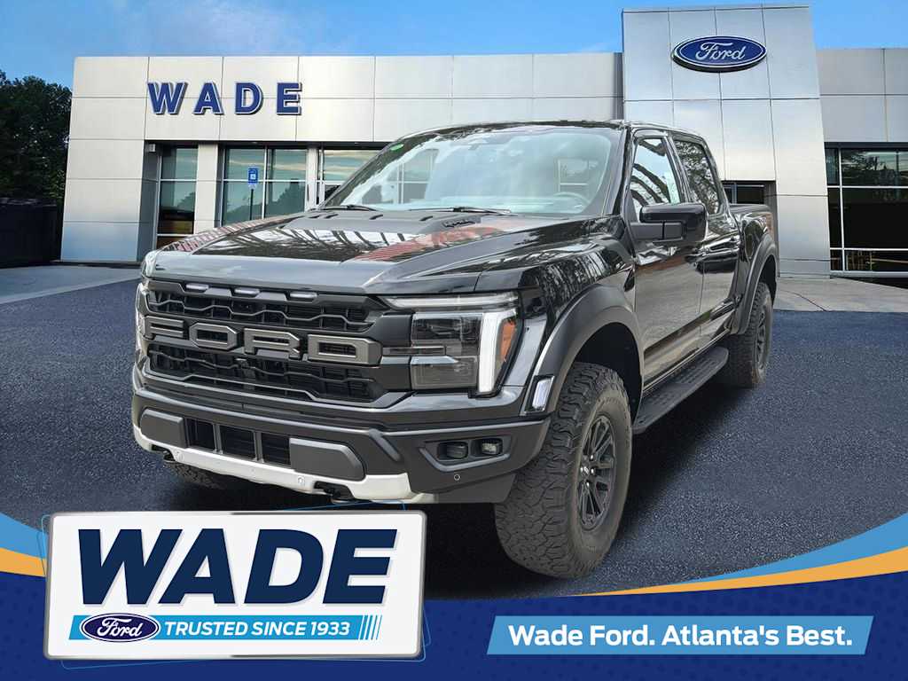 Black 2026 Ford F-150 Raptor SuperCrew 4WD Pickup Truck Four-Wheel Drive Automatic