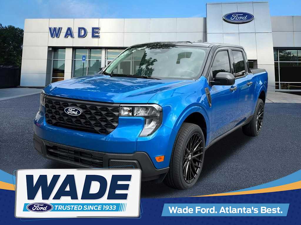 Blue 2025 Ford Maverick XL SuperCrew AWD Pickup Truck All-Wheel Drive Automatic