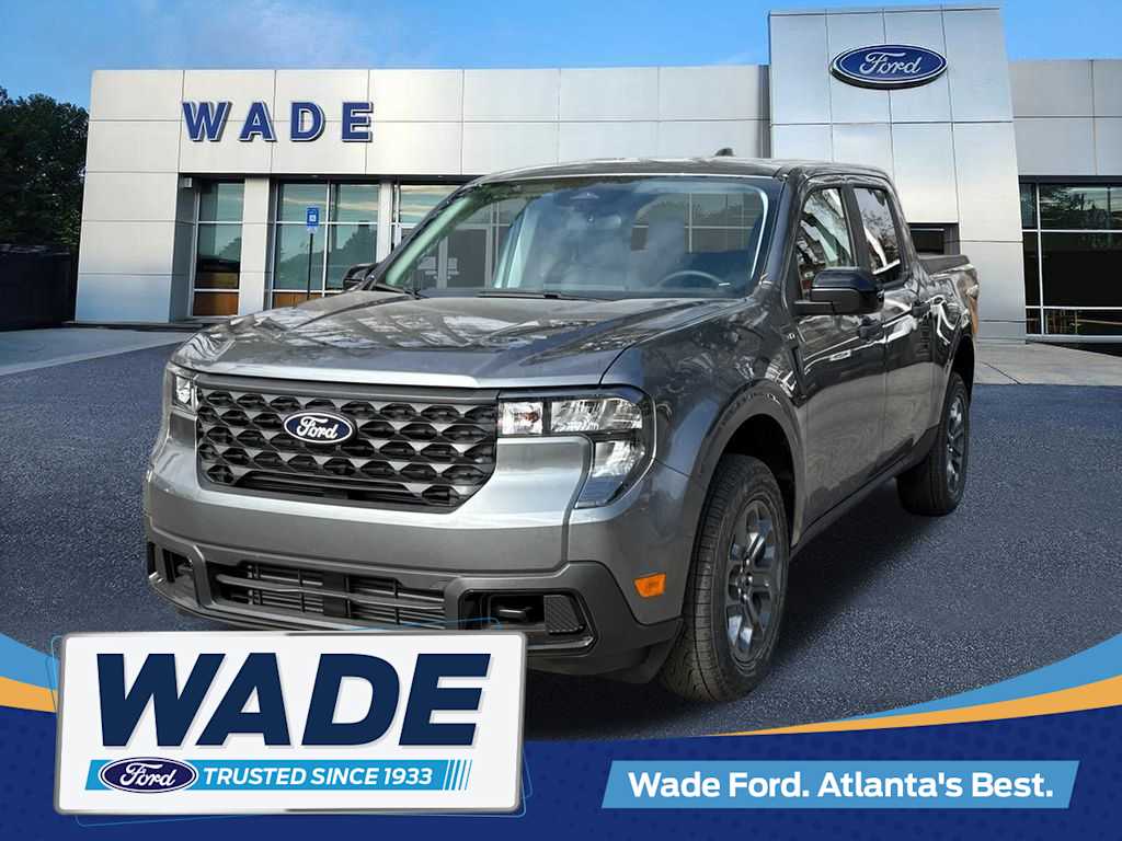 Gray 2025 Ford Maverick XLT SuperCrew AWD Pickup Truck All-Wheel Drive Automatic