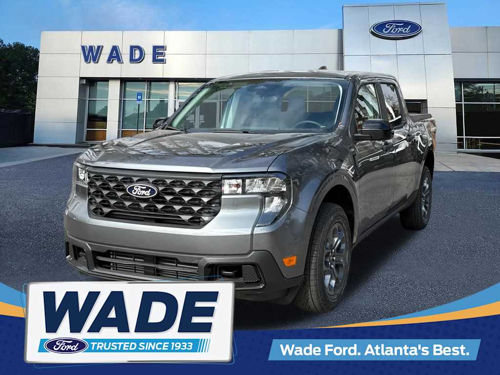 Gray 2025 Ford Maverick XLT SuperCrew AWD Pickup Truck All-Wheel Drive Automatic