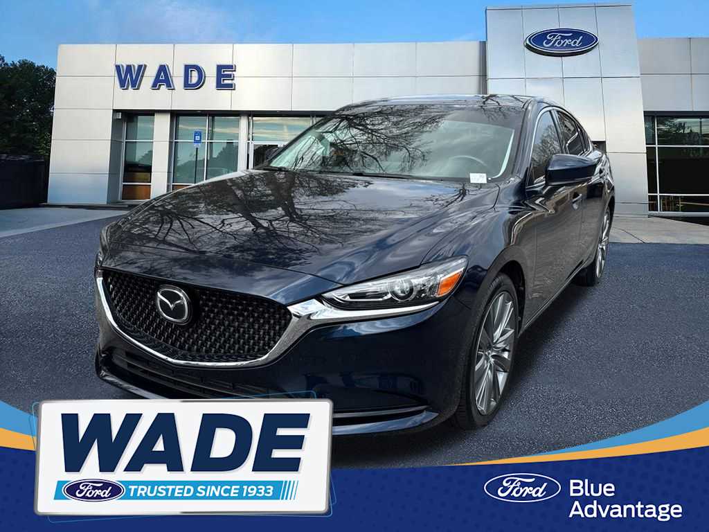 Deep Crystal Blue 2021 Mazda MAZDA6 Grand Touring FWD Sedan Front-Wheel Drive 6-Speed Automatic