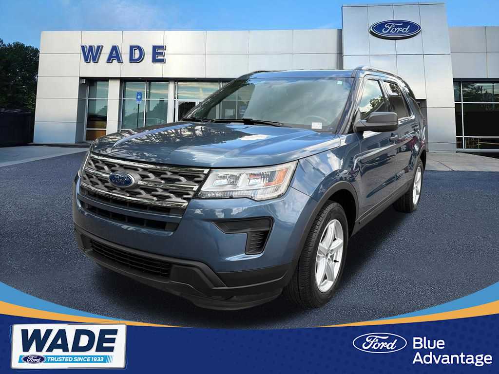 Blue Metallic 2018 Ford Explorer SUV / Crossover Front-Wheel Drive 6-Speed Automatic