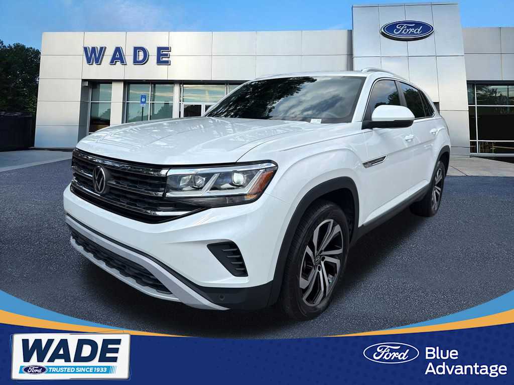 Opal White Pearl 2023 Volkswagen Atlas Cross Sport SUV / Crossover All-Wheel Drive 8-Speed Automatic