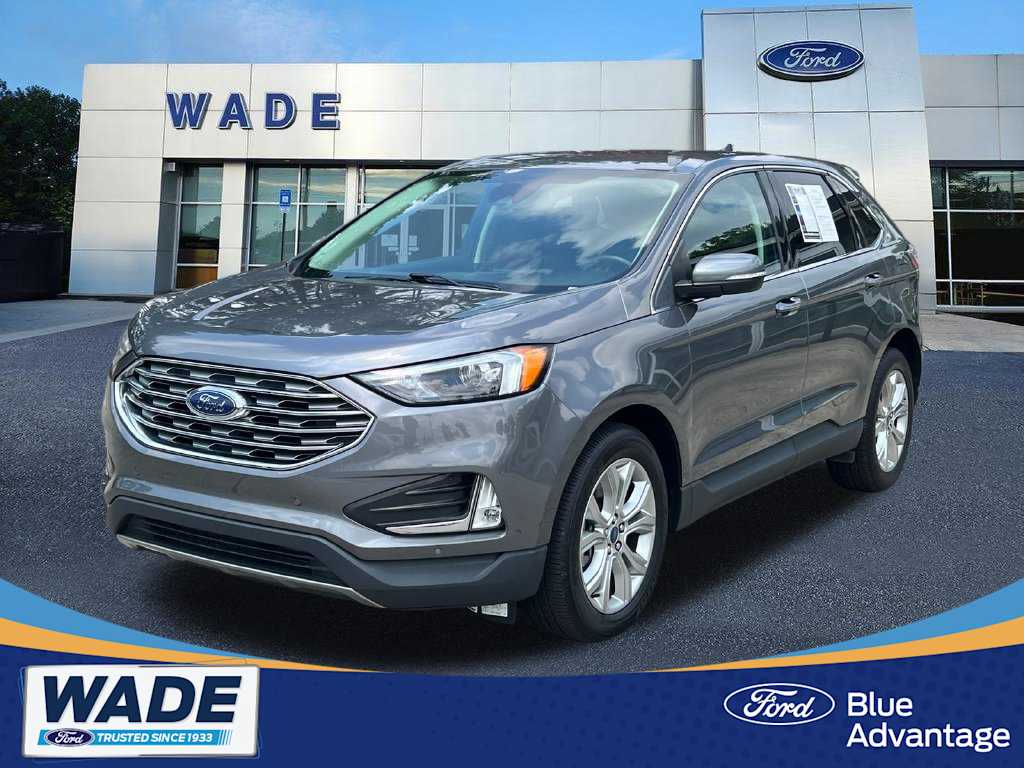 Carbonized Gray Metallic 2022 Ford Edge SUV / Crossover All-Wheel Drive 8-Speed Automatic