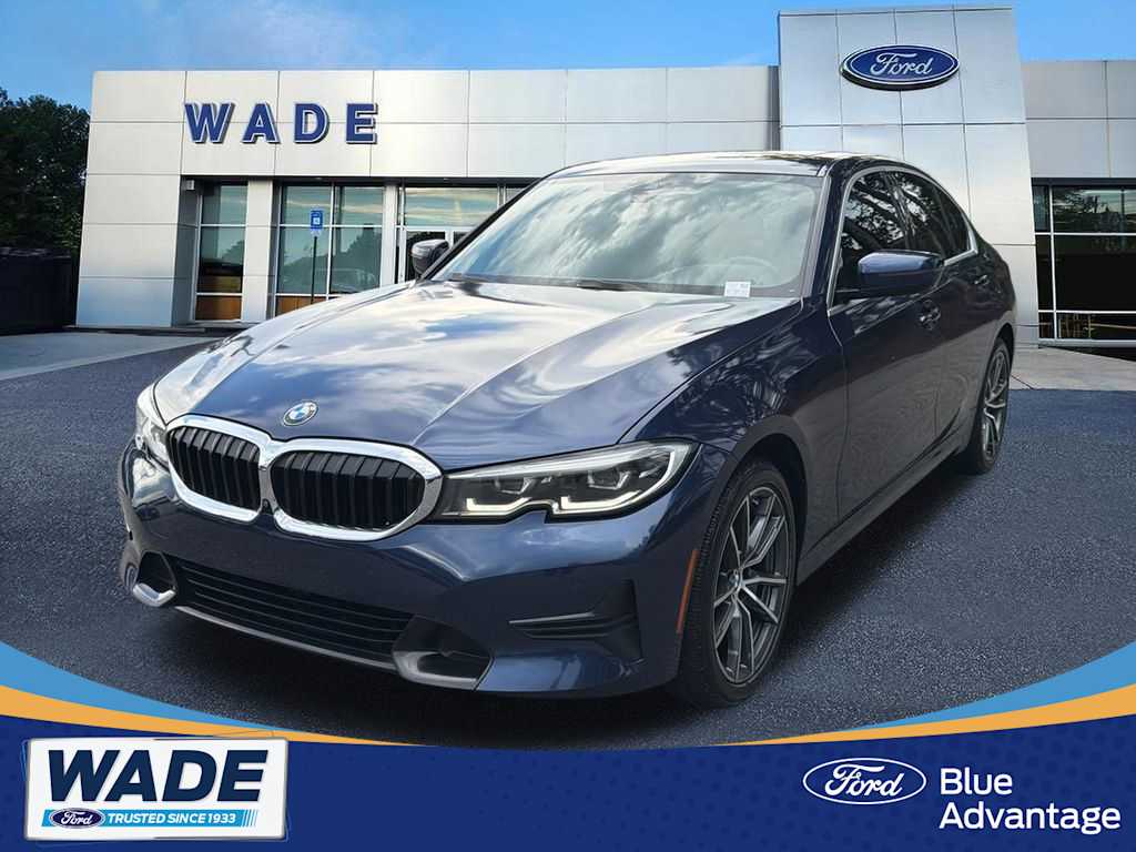 Mediterranean Blue Metallic 2020 BMW 3 Series Sedan All-Wheel Drive 8-Speed Automatic