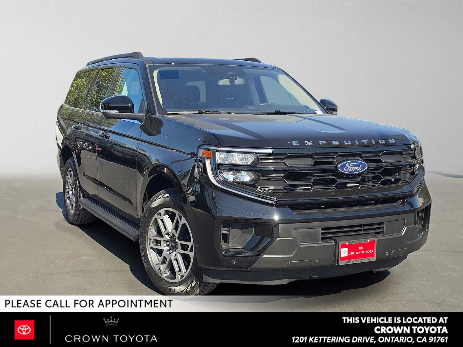 Agate Black Metallic 2025 Ford Expedition SUV / Crossover Four-Wheel Drive Automatic