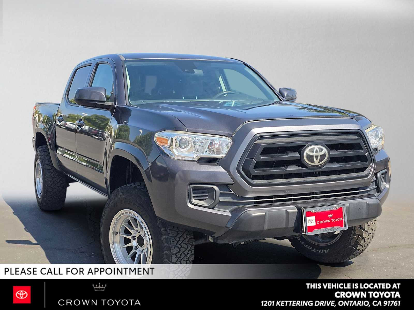 Magnetic Gray Metallic 2020 Toyota Tacoma Pickup Truck Four-Wheel Drive Automatic