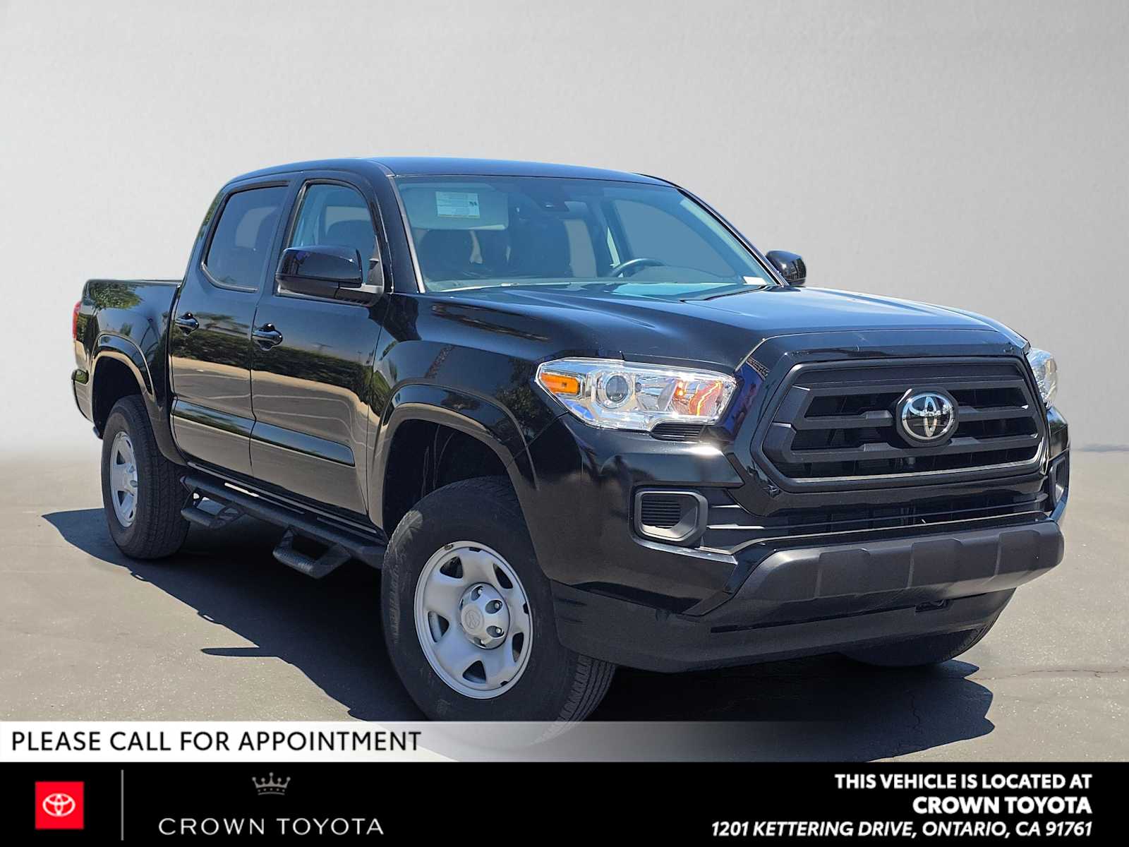 Black 2023 Toyota Tacoma Pickup Truck Four-Wheel Drive Automatic