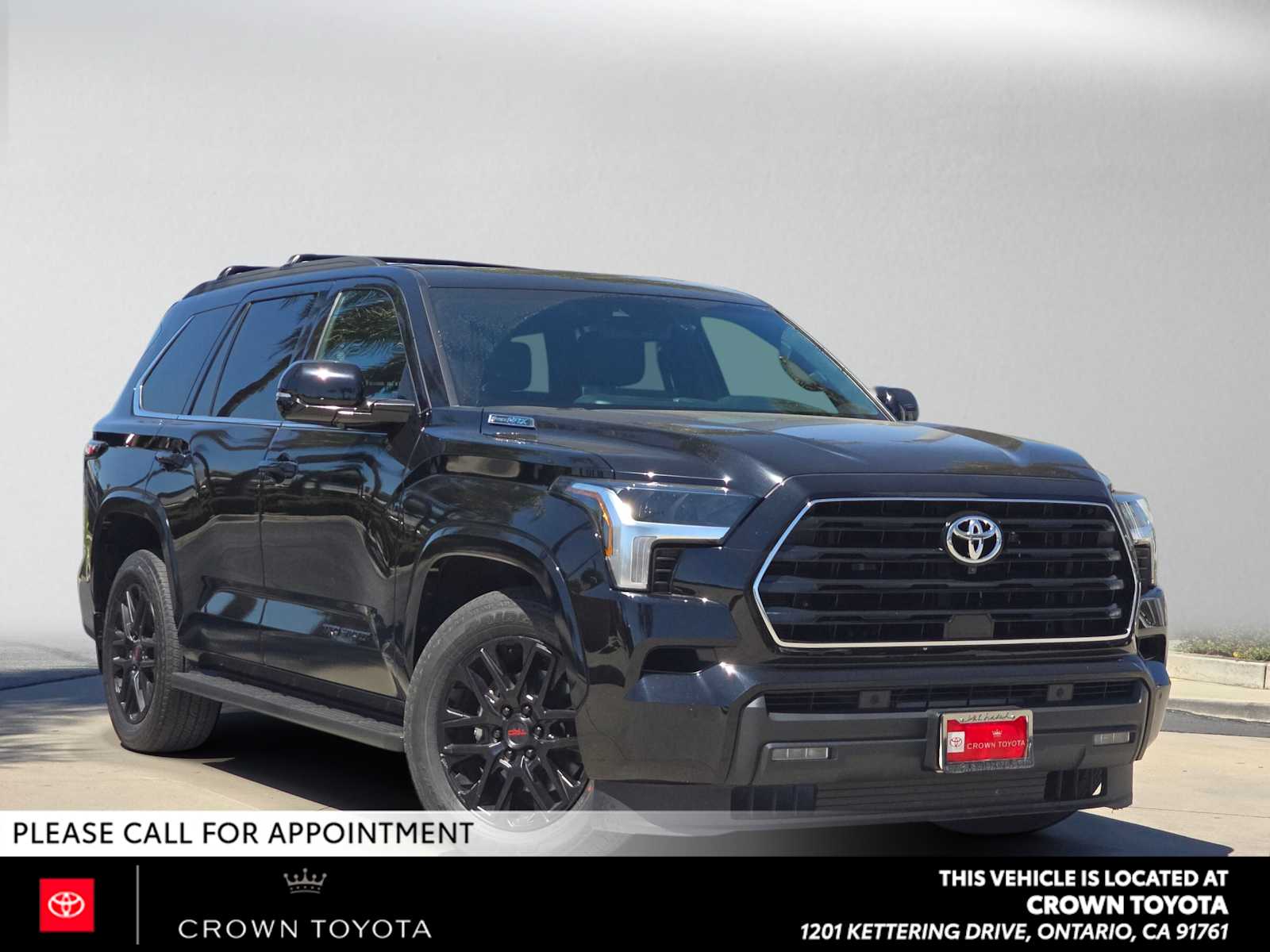Midnight Black Metallic 2025 Toyota Sequoia SUV / Crossover Four-Wheel Drive Automatic