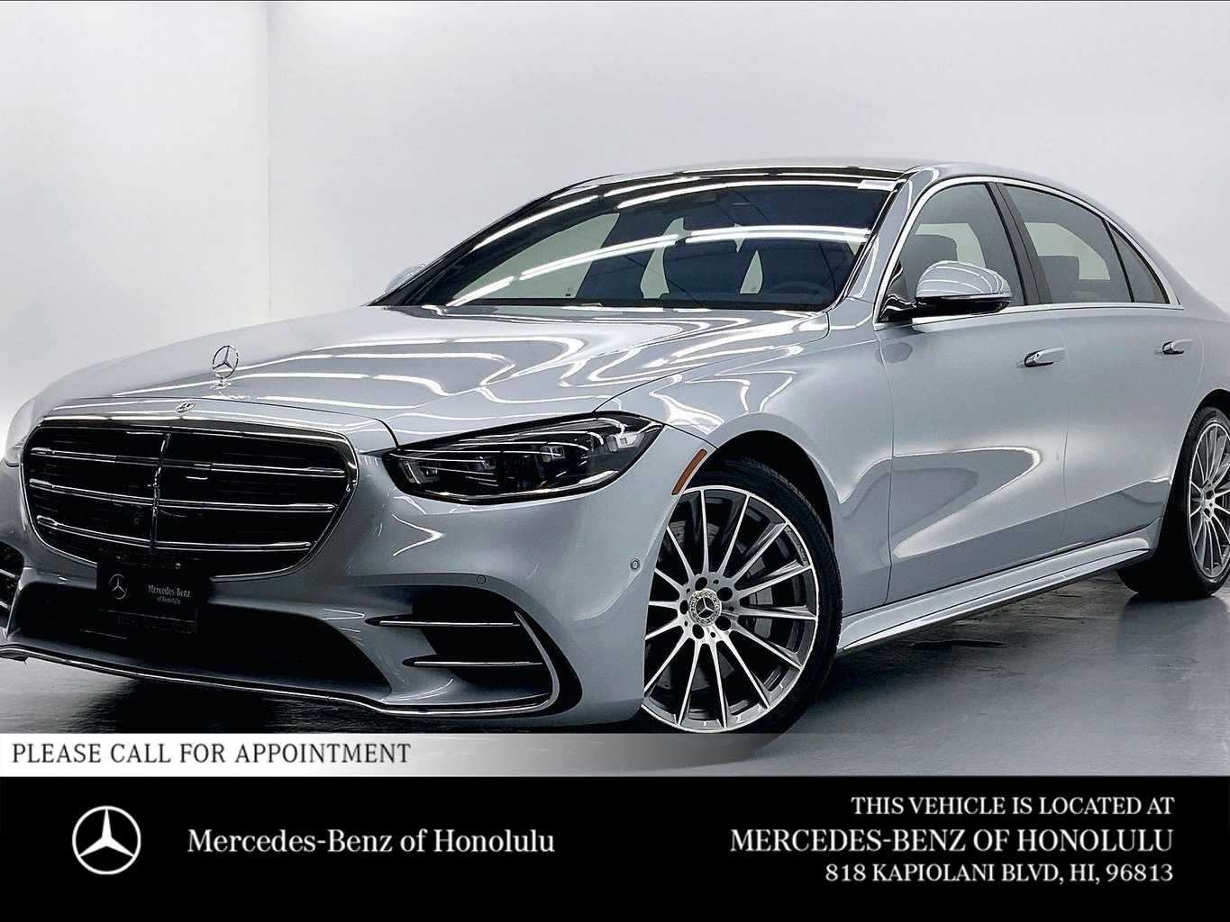 Cirrus Silver 2022 Mercedes-Benz S-Class Sedan All-Wheel Drive 9-Speed Automatic