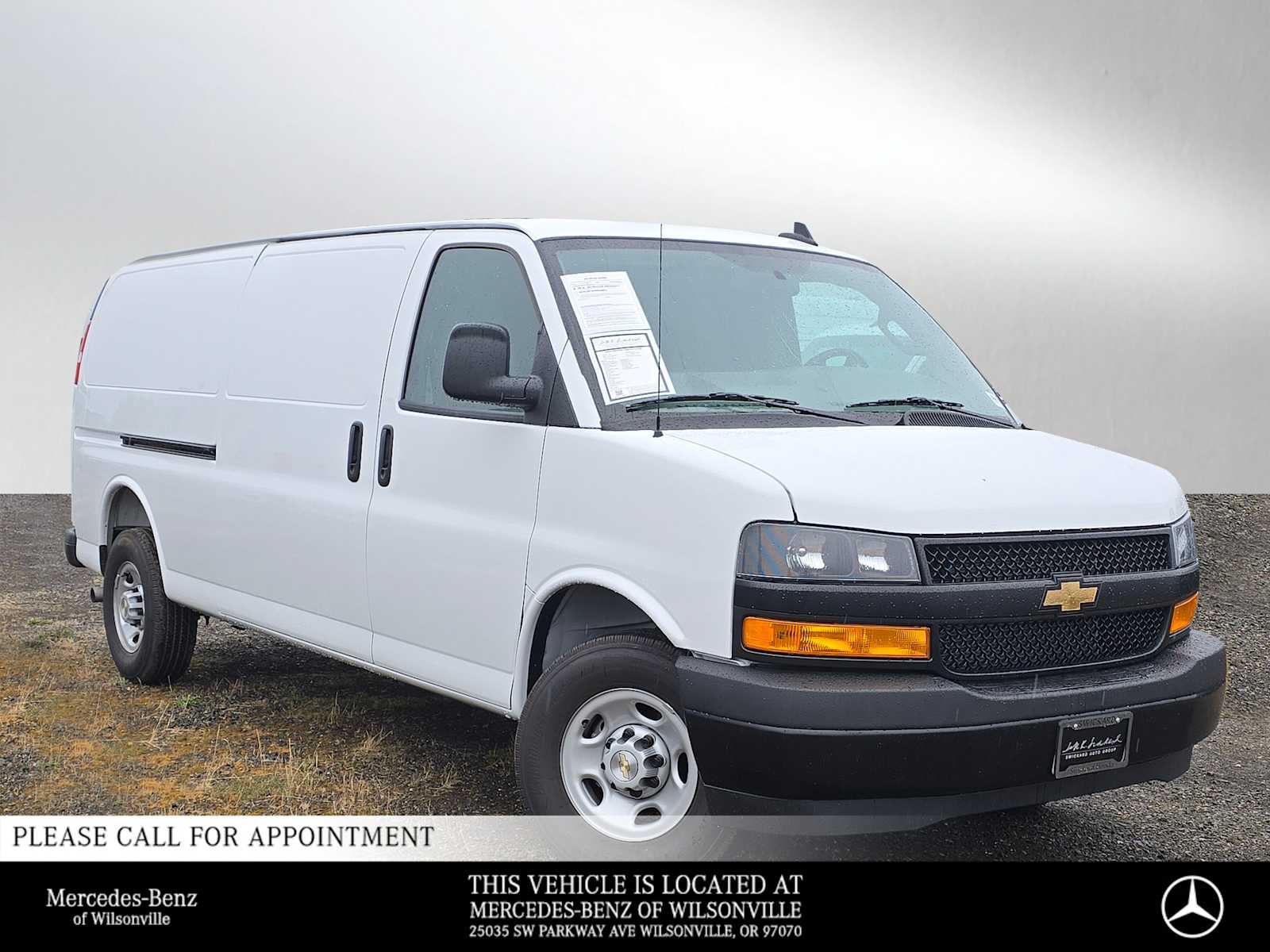 Summit White 2025 Chevrolet Express Cargo Van Rear-Wheel Drive 8-Speed Automatic
